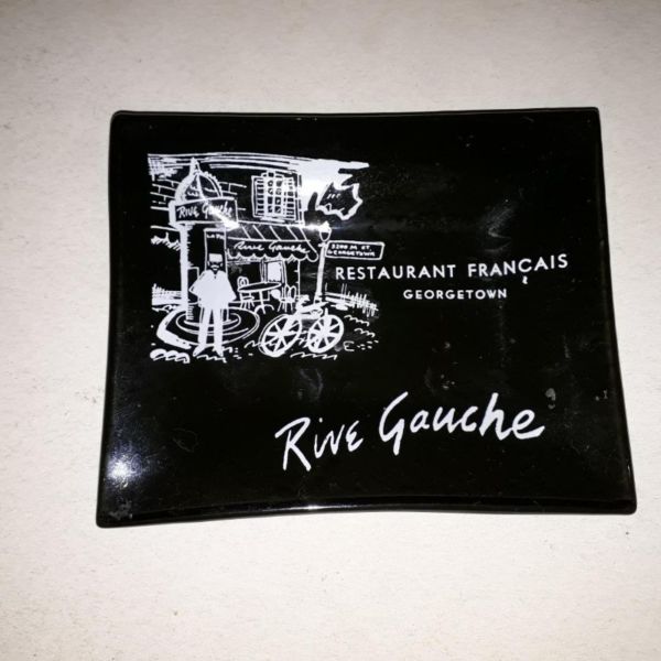 Cenicero Vintage Rive Gauche Restaurante Georgetown