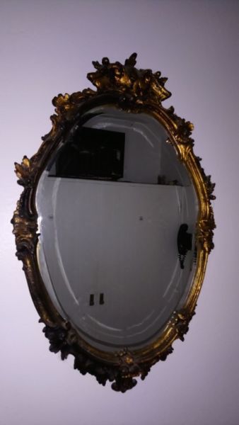 Espejo antiguo biselado