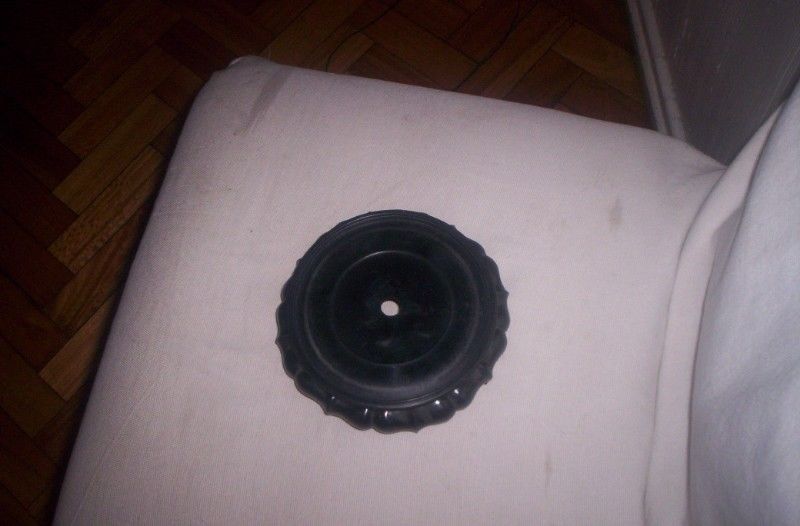 Muy Antiguo Pedestal O Base En Baquelita Para Florero 733