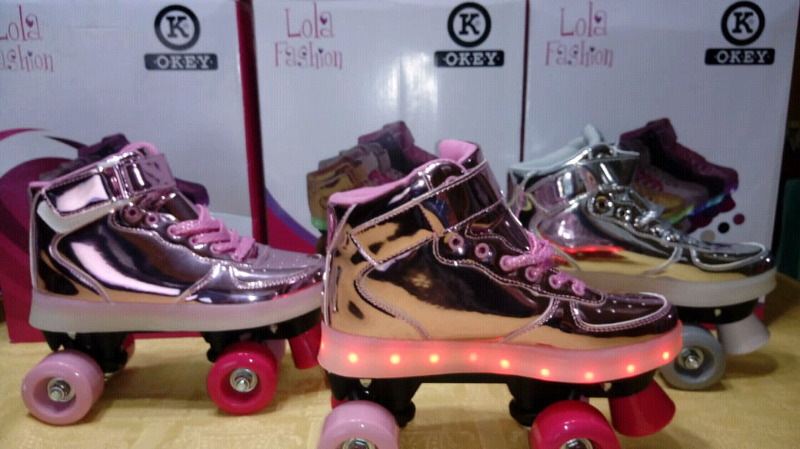 Patines con luces LED