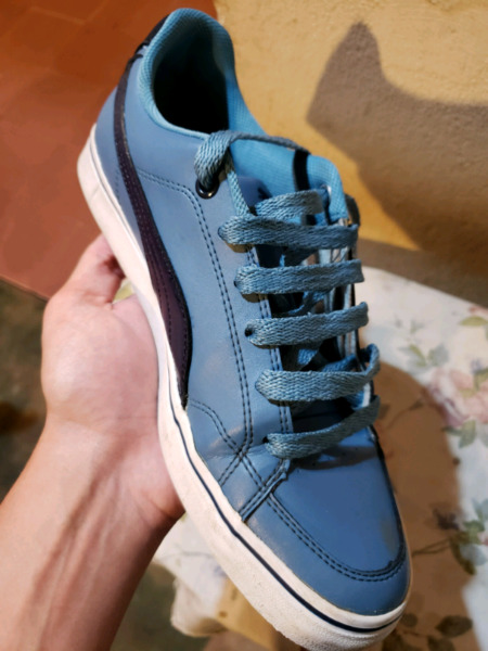 Zapatillas puma azules originales talle 40.5