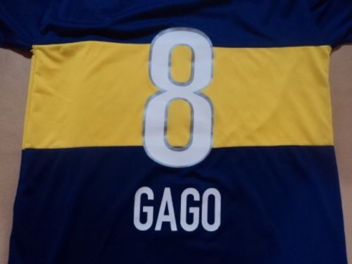 camiseta Fantasia Retro Boca juniors  Gago talla M