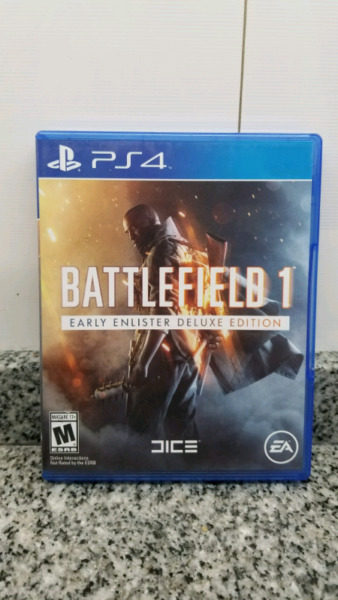 Jugo Battlefield 1 Early Enlister Deluxe Edition Ps4 Físico