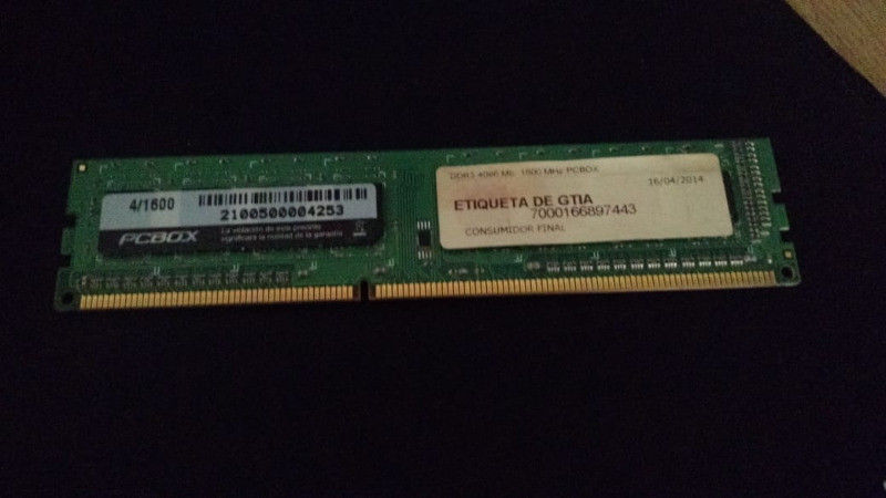 Memoria ram 4gb ddr