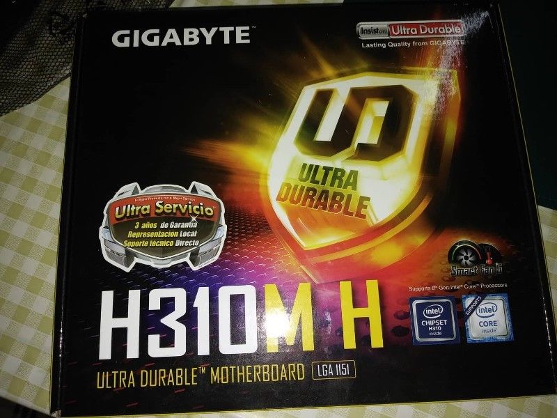 Motherboard Gigabyte H310m H Usb3.1 Hdmi 8va Gen  H310