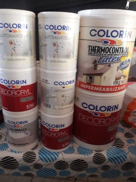 PINTURAS COLORIN ANTIMANCHAS