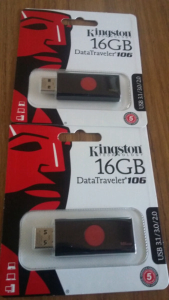 Pendrive Kingston 16gb nuevos