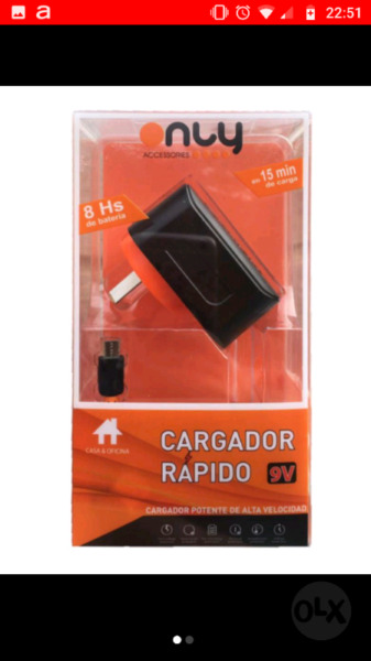 Cargador Rapido para Celulares