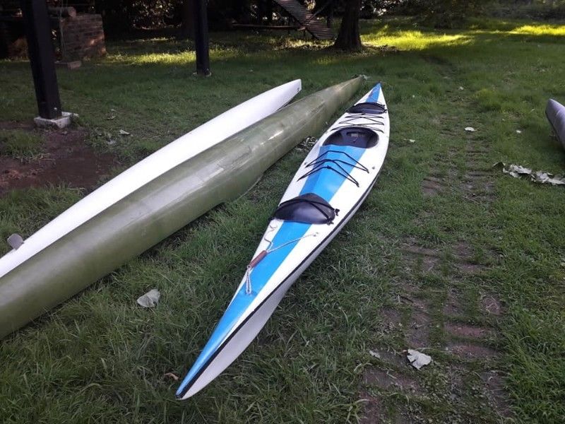 Kayak Single Travesía 4,30 Con Remo
