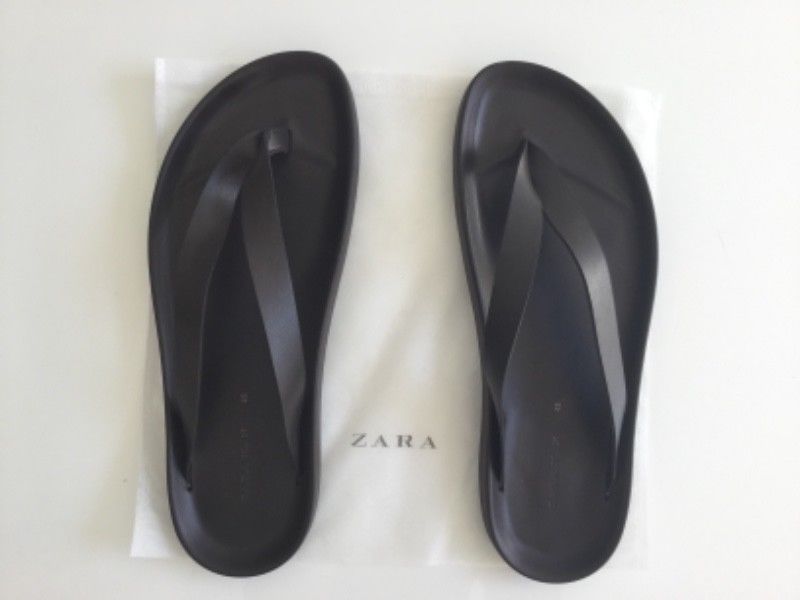 Nuevas Sandalias De Cuero Hombre Zara España Originales