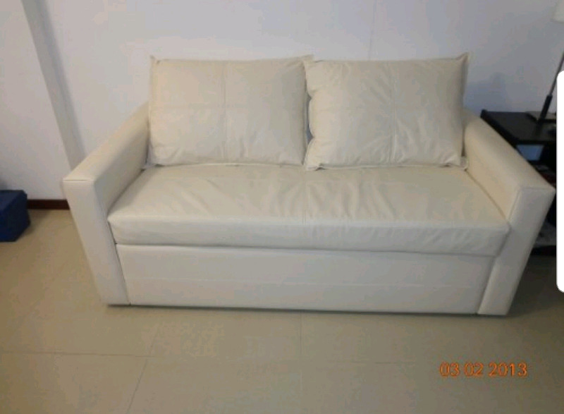 Sillón cama blanco