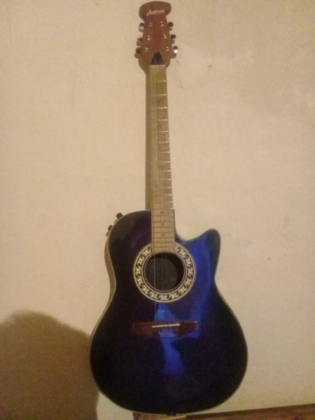 guitarra electroacustica andreus made in usa.