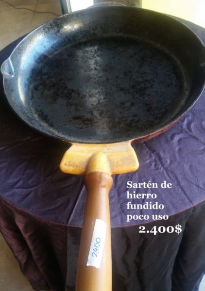 Sartén de hierro fundido