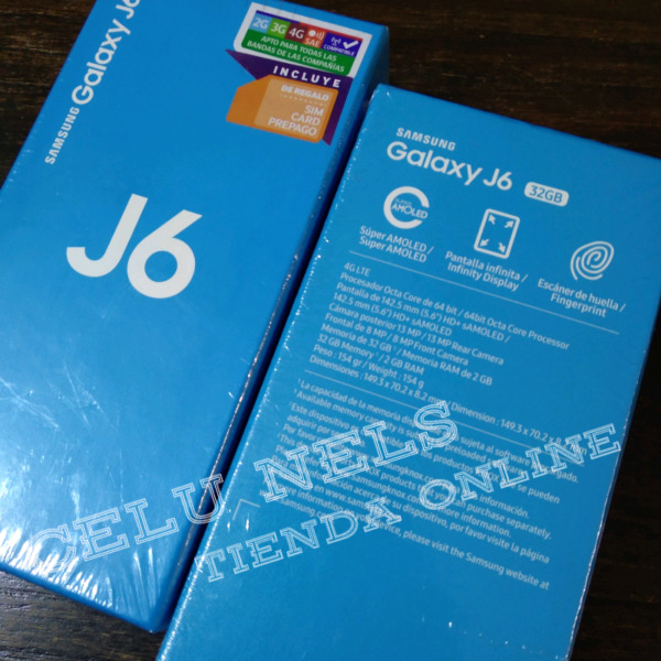 Vendo Samsung J6 32gb cajas selladas