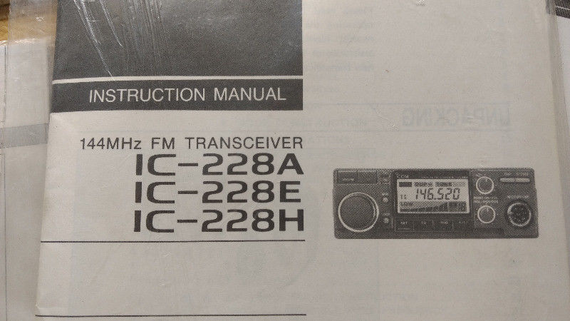 ICOM MANUAL PARA EQUIPO DE COMUNICACIONES