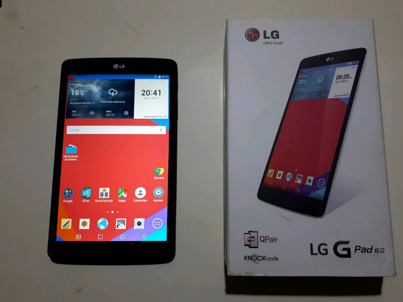Tablet LG Pad 8" nueva