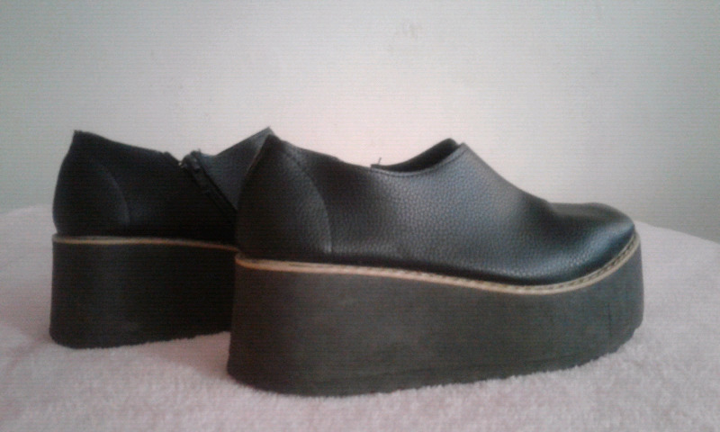 Zapatos negros con plataforma numero 38