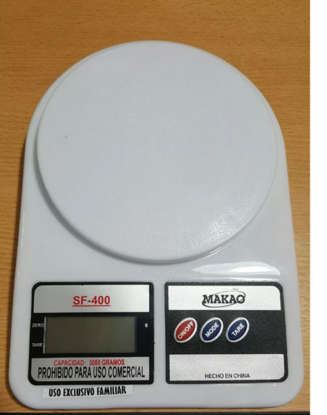 Balanza De Cocina Digital Makao De 1g A 3kg