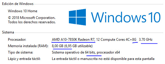 Cpu excelente estado