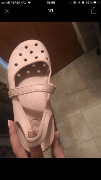 Crocs tipo Guillermina N39