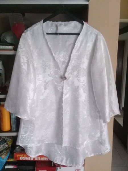 Kimono blanco talle unico