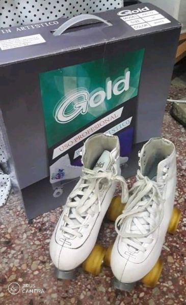 Patines semi profesionales Gold! Impecables
