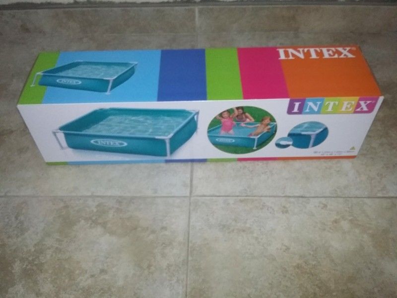 Pileta Lona Intex Cuadrada Para Niños