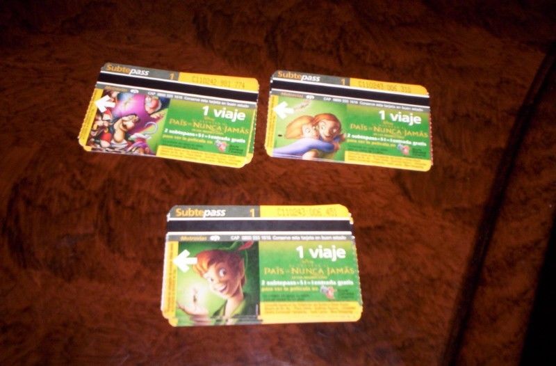 Tarjetas Subtepass Peliculas Peter Pan Serie 63