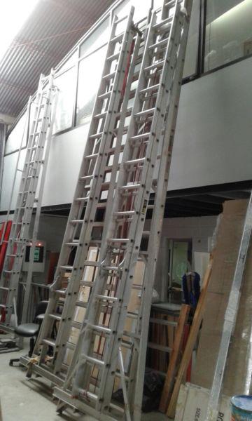 Escaleras extensibles De Aluminio 5,20 mts usadas