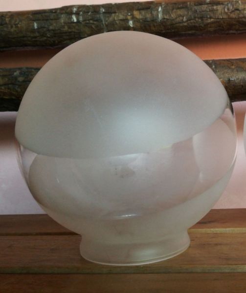 Repuesto tulipa esfericas de vidrio para luminarias farol