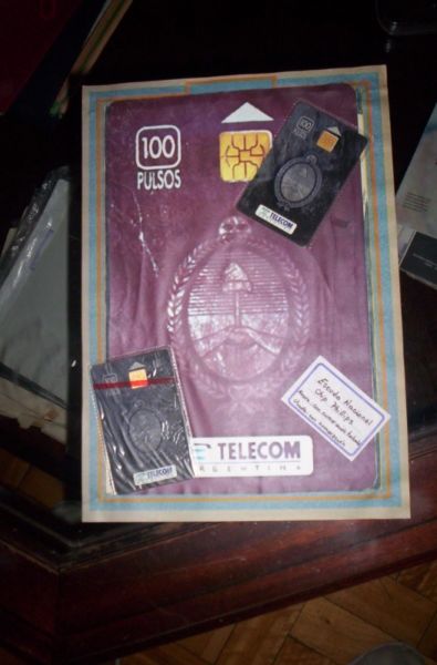 Tarjeta Telefonica De Telecom Escudo Nacional Chip Banana