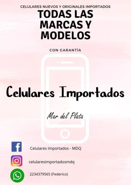 VENTA DE CELULARES IMPORTADOS