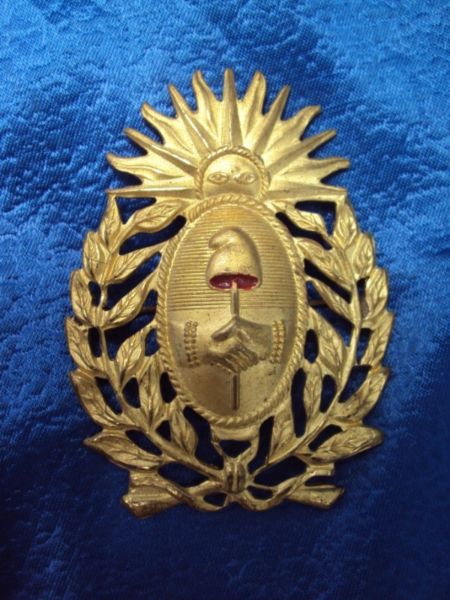 escudo argentino para gorra colección