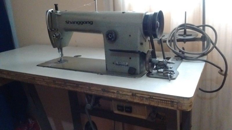 maquina de coser shanggong gc1-3 (recta) excelente estado a