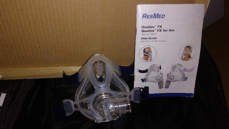 Máscara CPAP: Resmed, Quattro Fx - Buco-nasal USADA