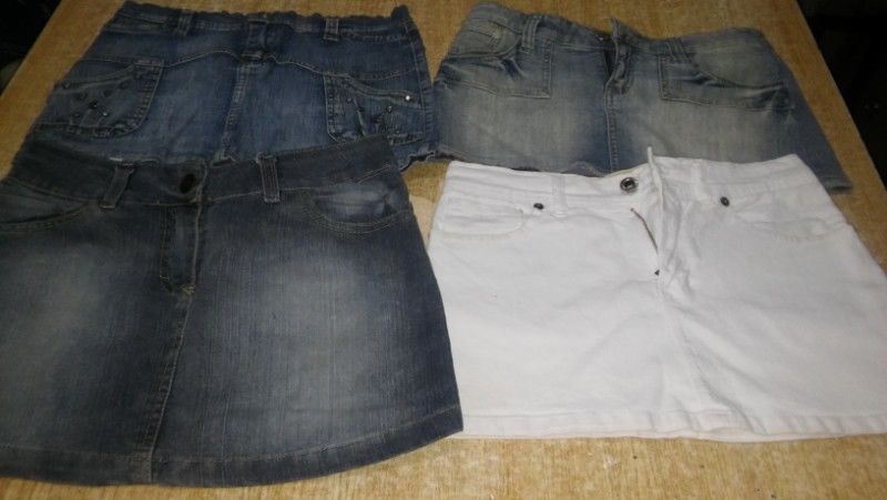 Polleras de jeans