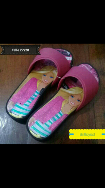 Sandalia barbie brillo