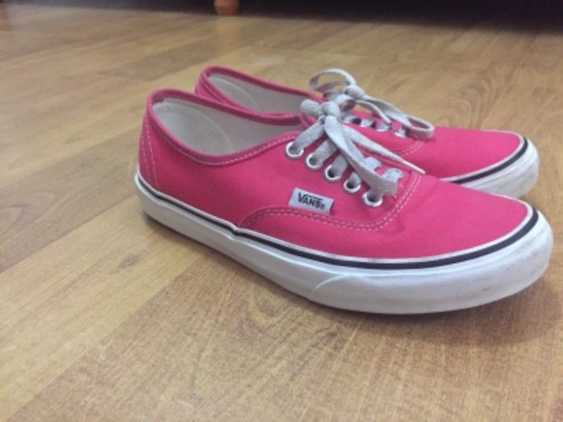 zapatillas VANS rosas talle 36