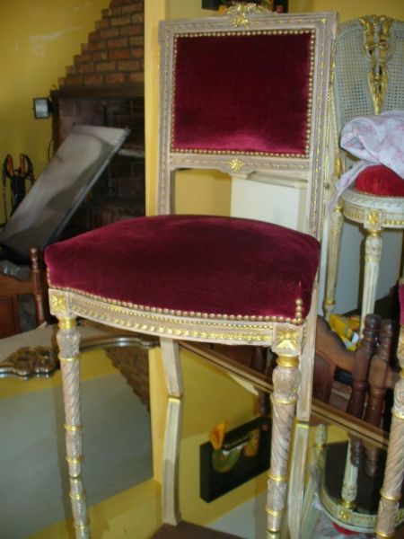 4 sillas antiguas frances de coleccion reliquias sillas
