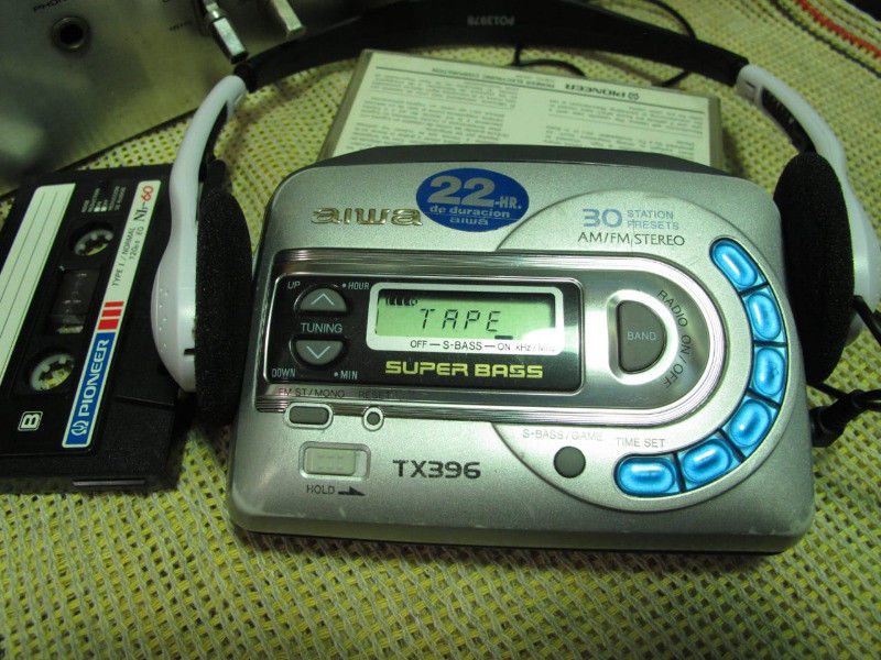 Aiwa - HS-TX 396 - reproductor de cassette portatil tipo