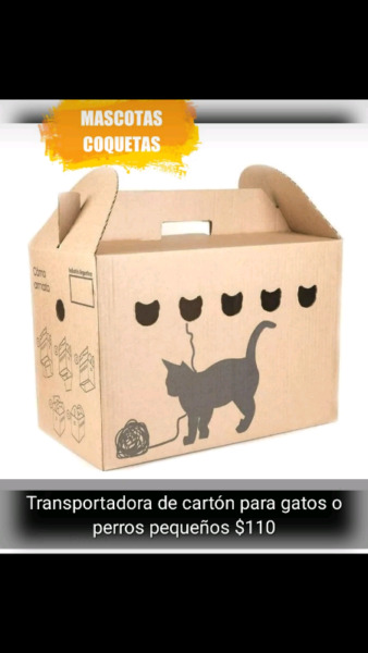 Caja transportadora para mascotas