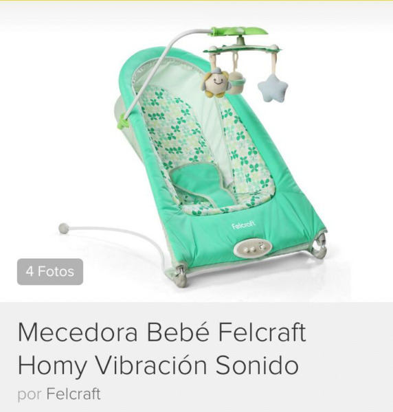 Mecedora bebe felcraft nuevas