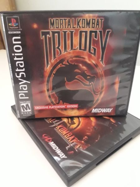 Mortal kombat trilogy + mk4 playstation