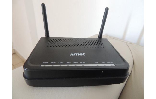 Router modem wifi ARNET dos antenas