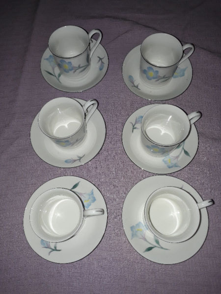 juego de té de porcelana
