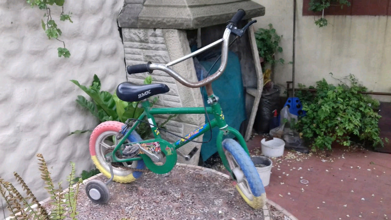 Bicicleta usada de niño