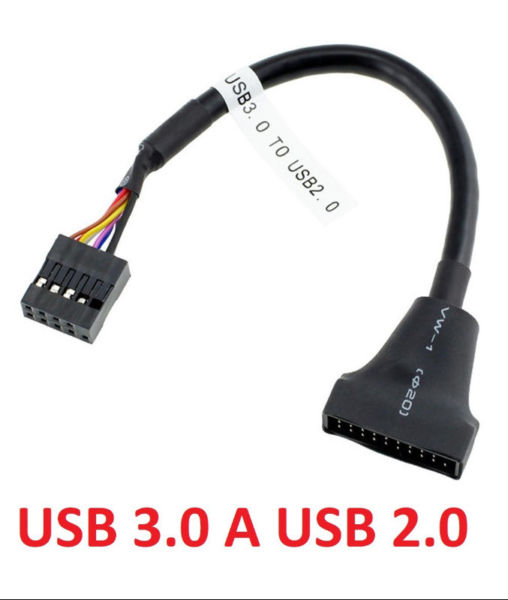 Cable adaptador interno USB 3.0 a USB 2.0