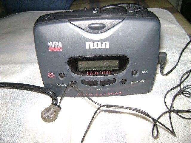 Walkman RCA Digital con radio Fm/Am y pasa Cassette