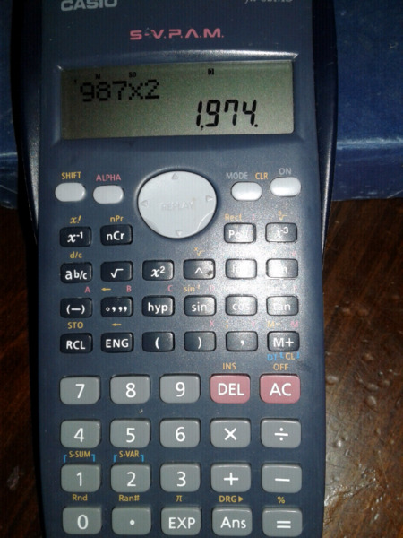Calculadora científica casio