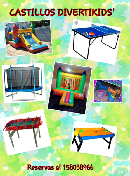 Castillo Inflable, cama elastica